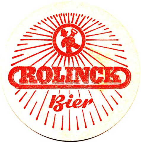 steinfurt (st-nrw) rolinck bier 1a (rund215-rolinck bier-hg rote strahlen)